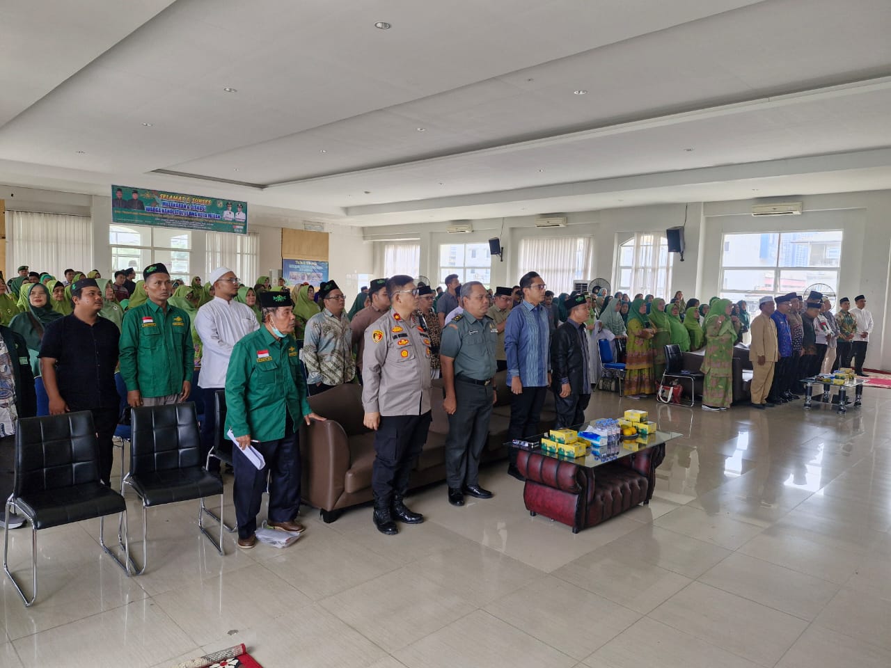 NU Kota Medan Undang Kapolsek Medan Timur Kompol Agus M. Butar Butar SH Kegiatan  Muzakarah dan  Diskusi Panel